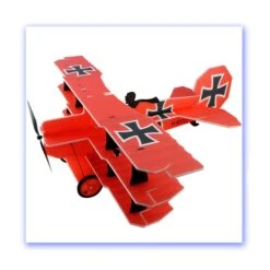 RC Factory Lil Fokker Tri-Plane EPP RED BARON (680mm)