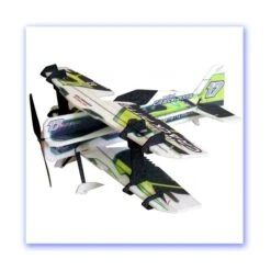 RC Factory Crak Pitts Mini Green And Black EPP (600mm) M02