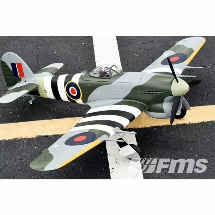 Fms 1100Mm Hawker Typhoon Artf W/O Tx/Rx/Batt W/Reflex Fms086P-Refv2 6 Fms 1100Mm Hawker Typhoon Artf W/O Tx/Rx/Batt W/Reflex Fms086P-Refv2 - Image 4