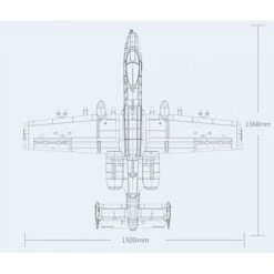 FMS 1500Mm A-10 Warthog Twin V2 70Mm Edf W/O Tx/Rx/Batt FMS113P-REF 15 FMS 1500Mm A-10 Warthog Twin V2 70Mm Edf W/O Tx/Rx/Batt FMS113P-REF -Century Store image1 12