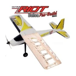 Century Max Thrust Riot V2 Balsa Kit I.C Or Electric Yellow